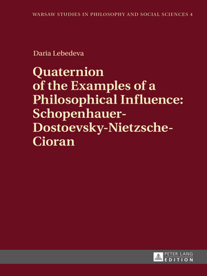 cover image of Quaternion of the Examples of a Philosophical Influence